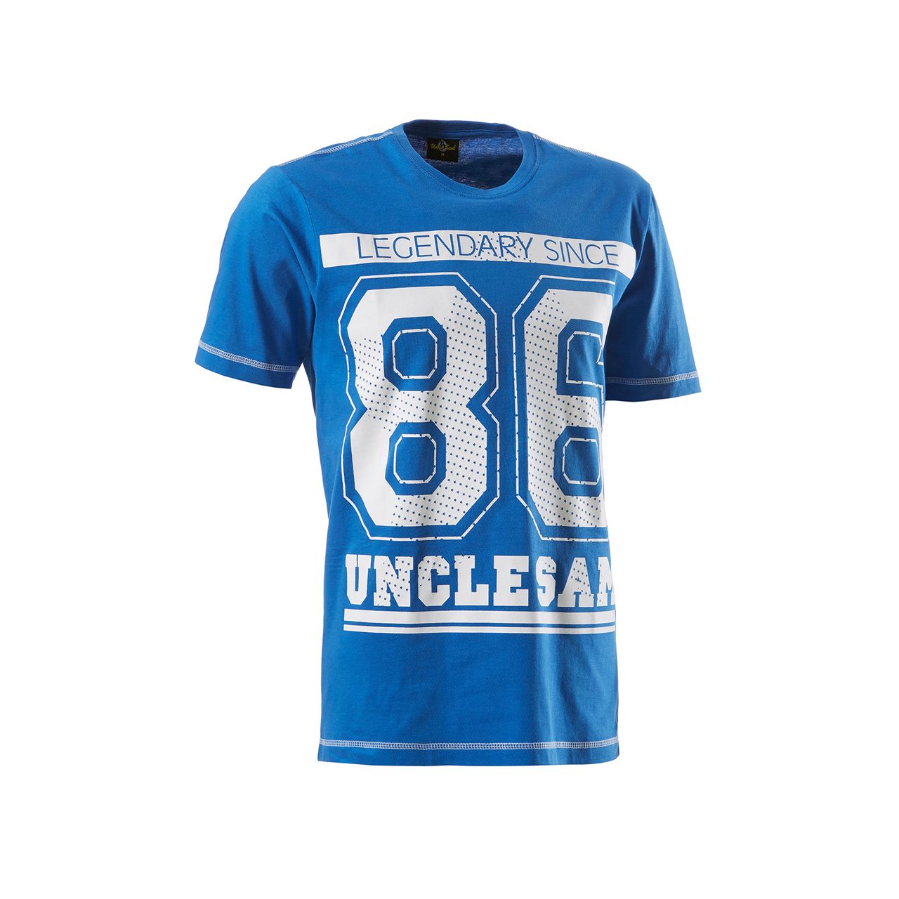 UNCLE SAM T-Shirt Nostalgie | Eroded Print | Aufdruck 86/m /blue