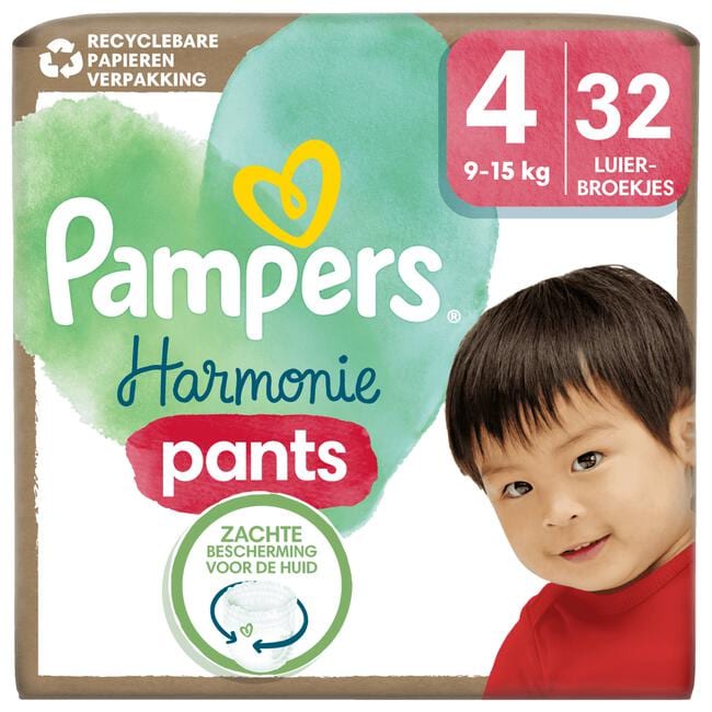 Pampers Harmonie Pants Luierbroekjes Maat 4 9-15 KG 32 stuks