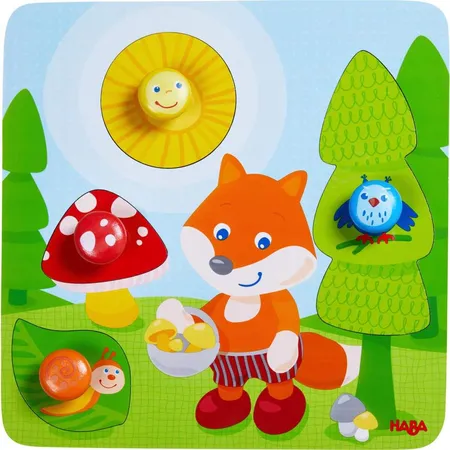 HABA 305204 Greifpuzzle Fuchs 4 teilig