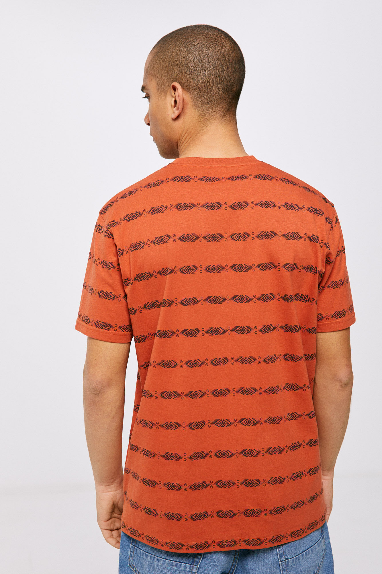 Camiseta Aop - laranja