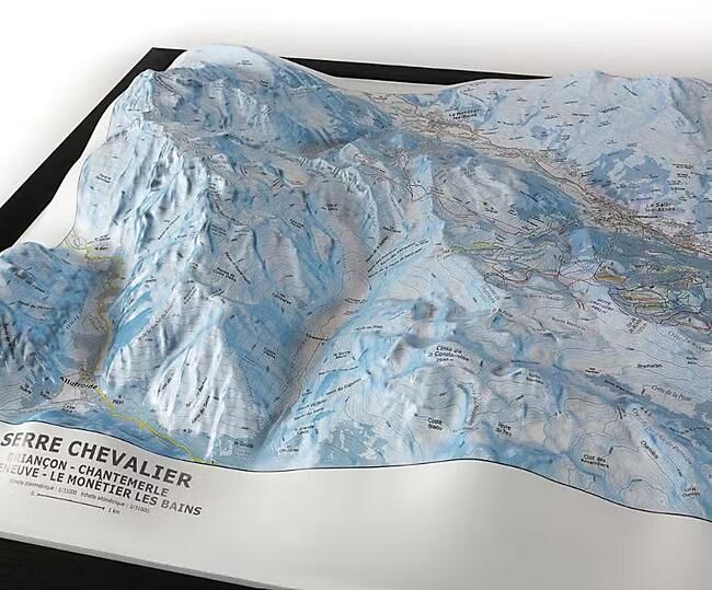 CARTE DES PISTES SERRE-CHEVALIER