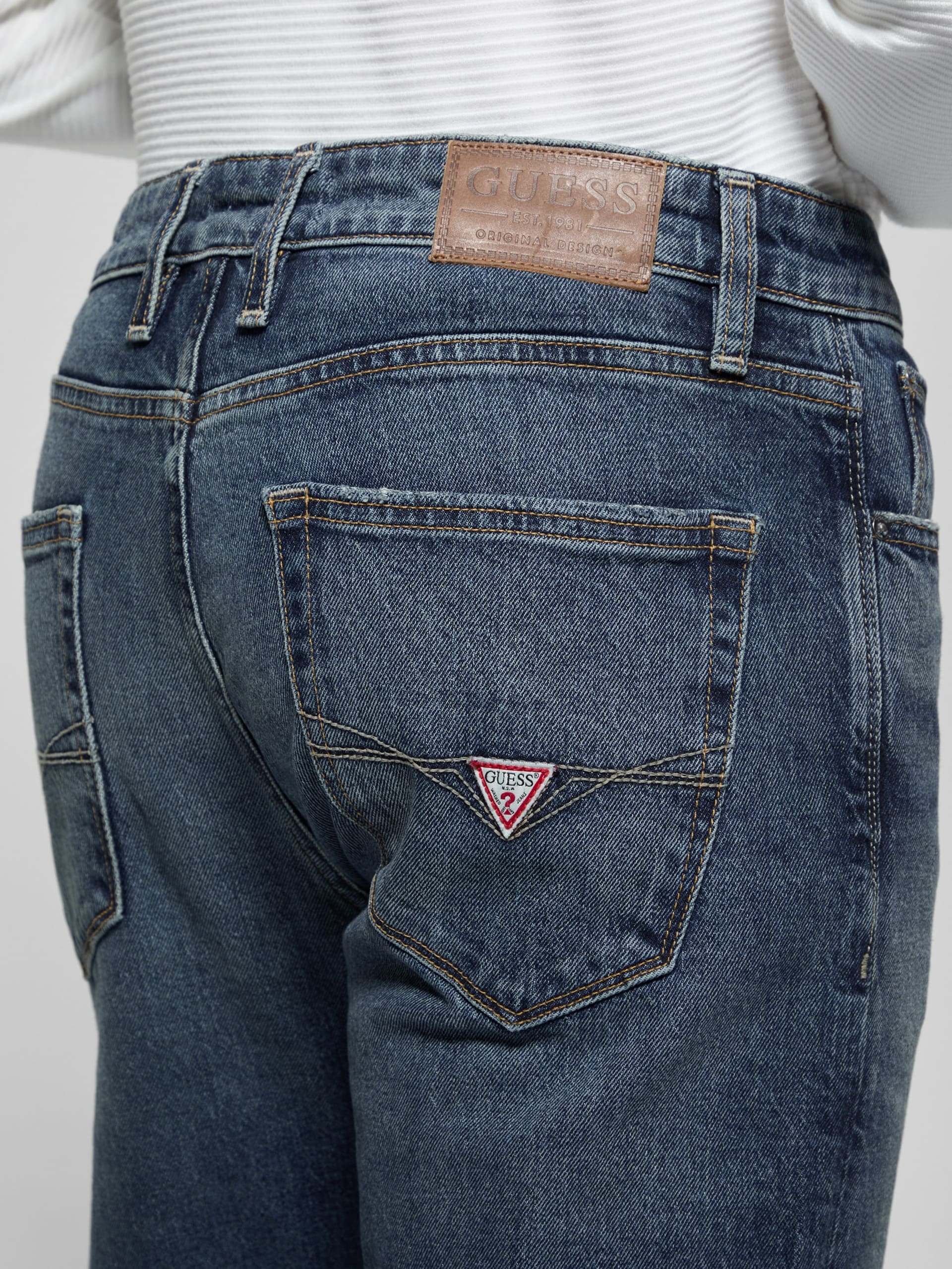 Calça jeans reta Eco Davis