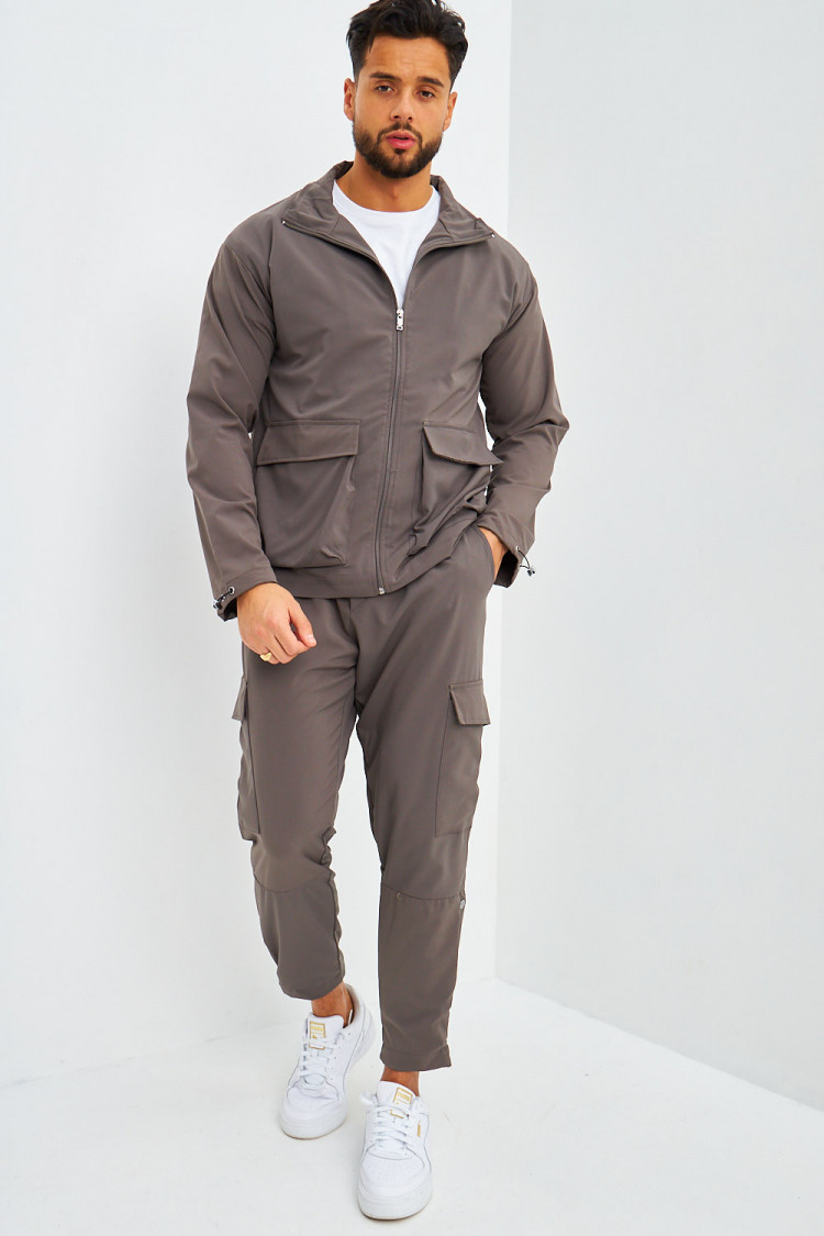 Ensemble veste et pantalon gris