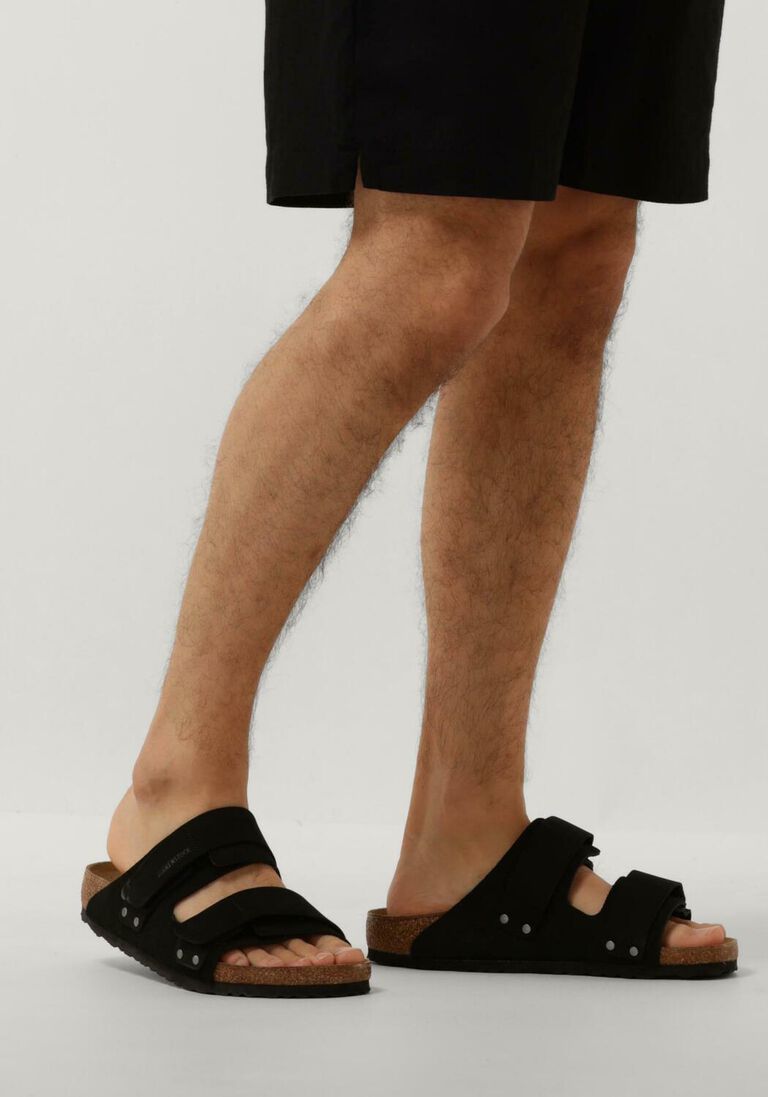 BIRKENSTOCK zwarte birkenstock slippers uji