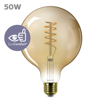 Philips LED globe E27 25W filament gld spiral dimbaar