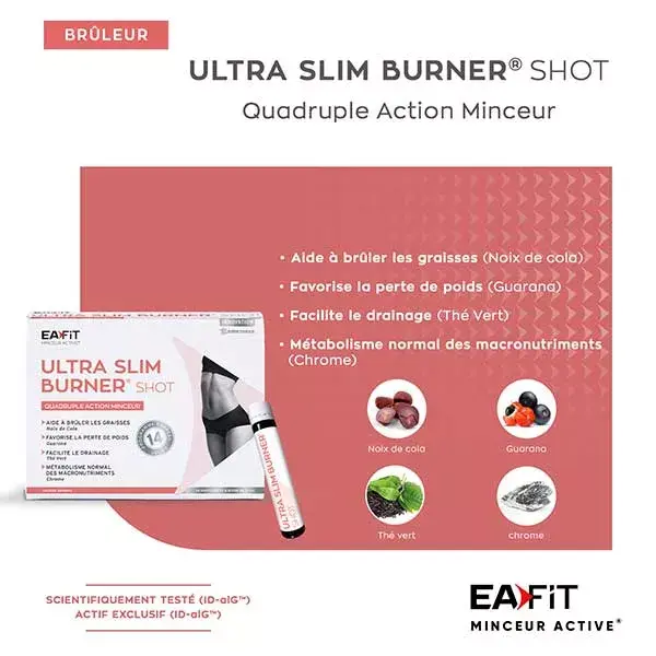 Eafit Ultra Slim Burner Shot 14 doses individuais