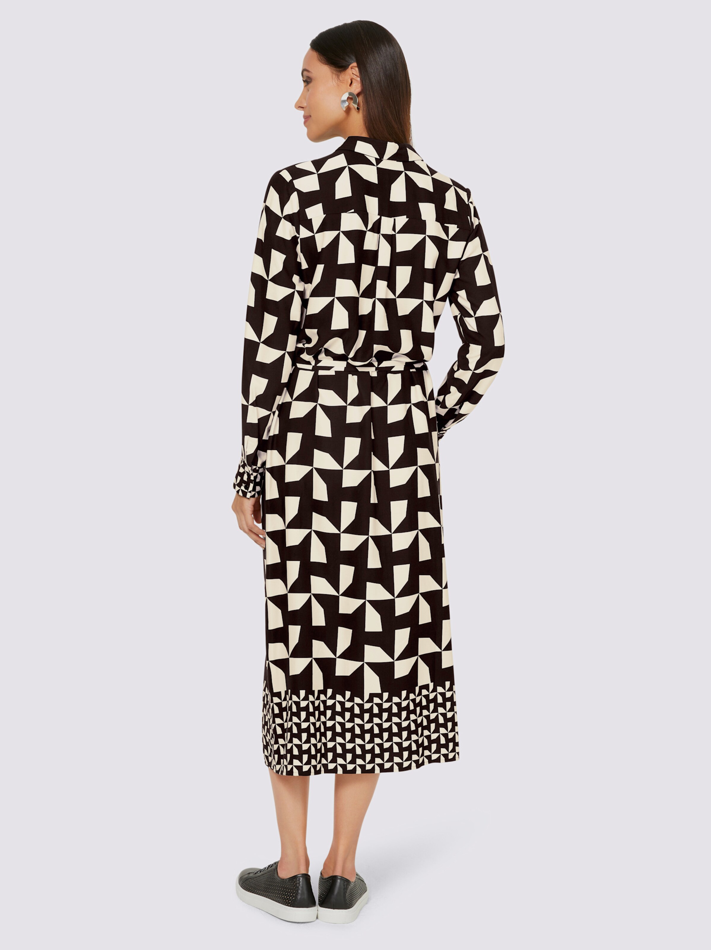 Druck-Kleid