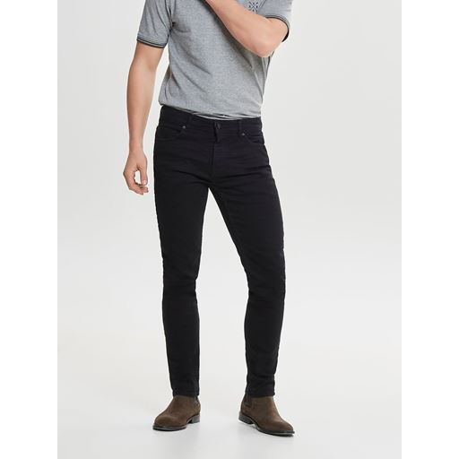ONLY & Sons  Loom Jeans, Black Denim, W29/L30