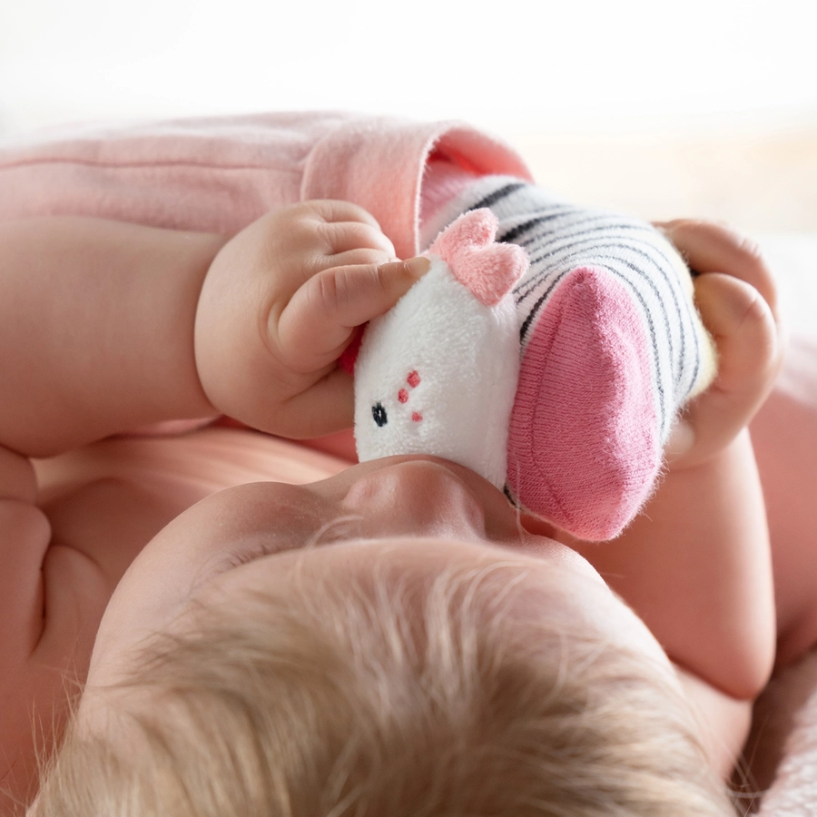 fehn® Rasselsocken Einhorn Aiko&Yuki