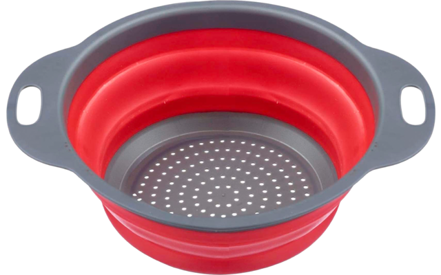 Westmark Seiher Maxi faltbar 22 cm rot/grau