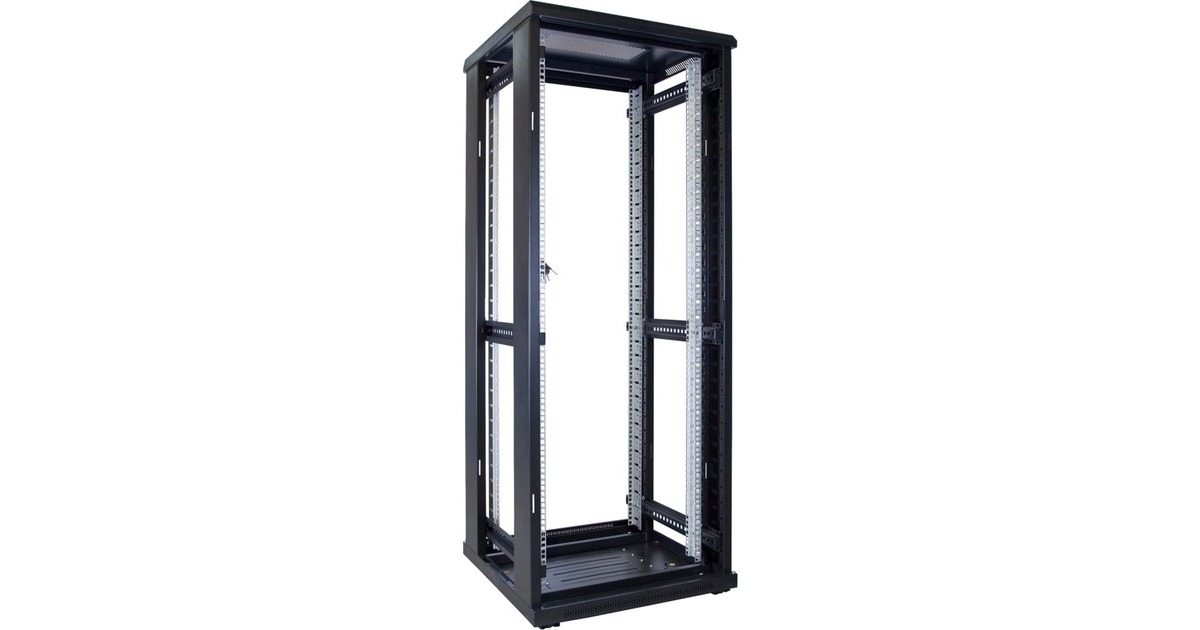 DSI32U serverkast met geperforeerde deur - DS6632PP server rack  (Zwart, 600 x 600 x 1600mm)