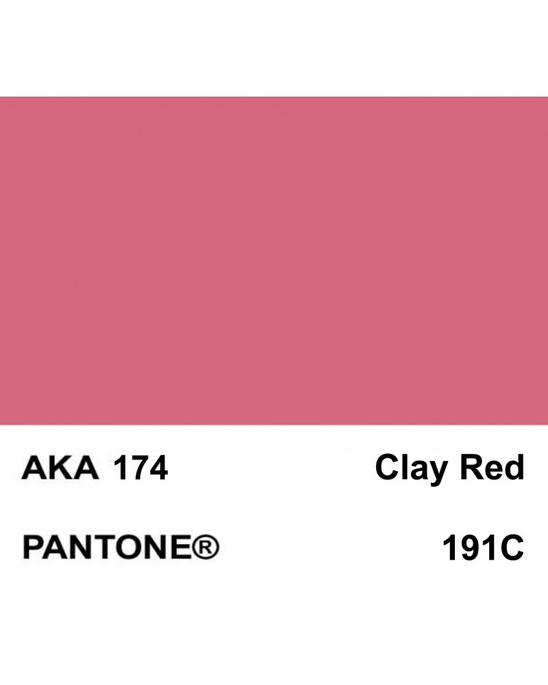 Rouge Argile -  Pantone  191 C