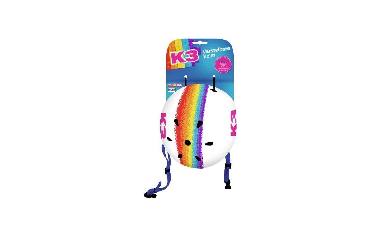 K3 Regenboog verstelbare helm