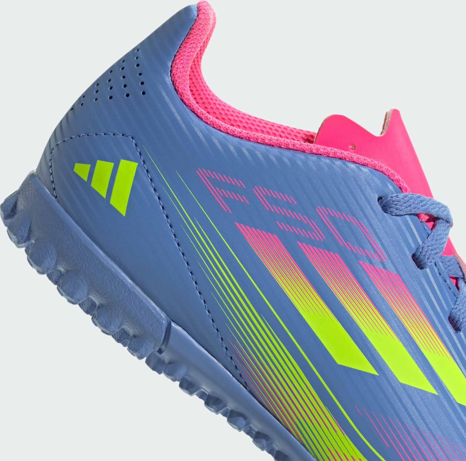 F50 Club TF Junior Blue Fusion/Lucid Lemon/Lucid Pink