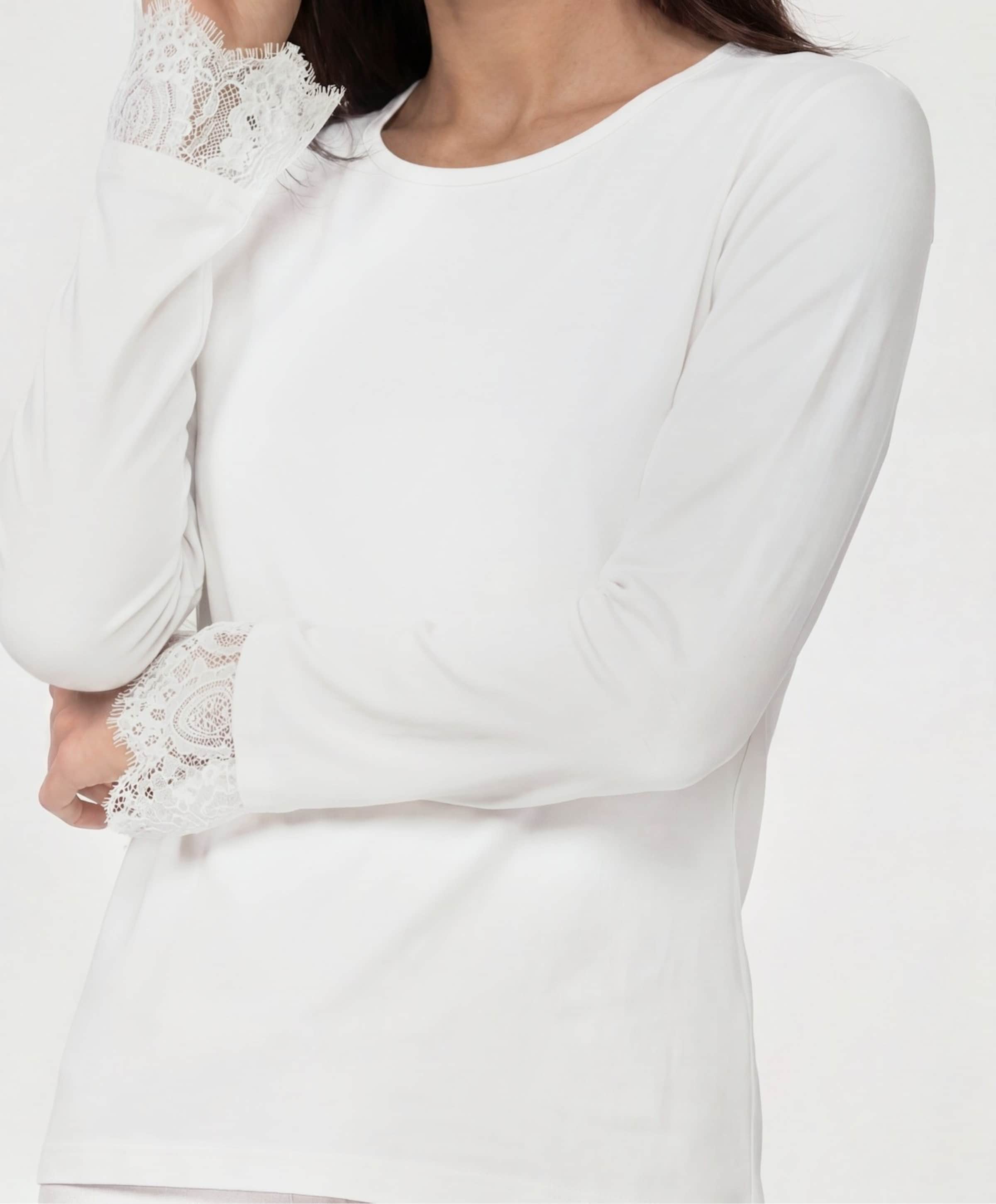 Monari Dames longsleeve ecru