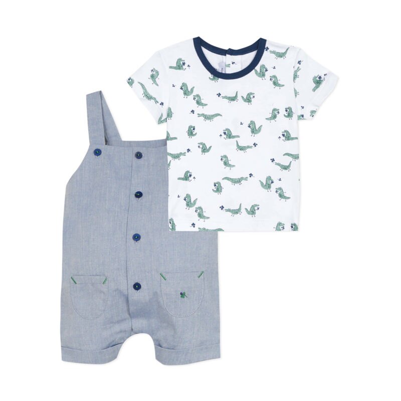Ensemble bébé garçon en coton bio Absorba Aucune nuance