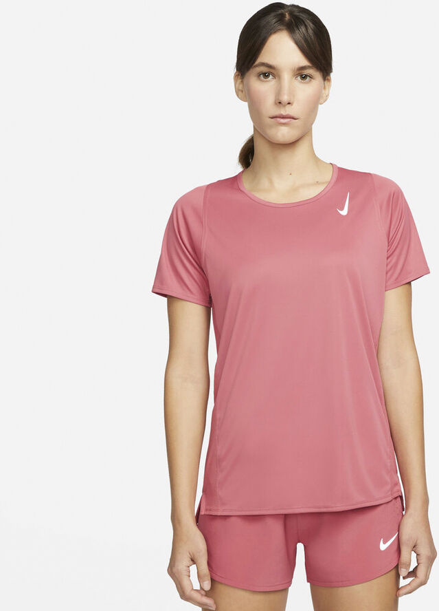 Nike Dri Fit Race Lobe T Shirt Pink