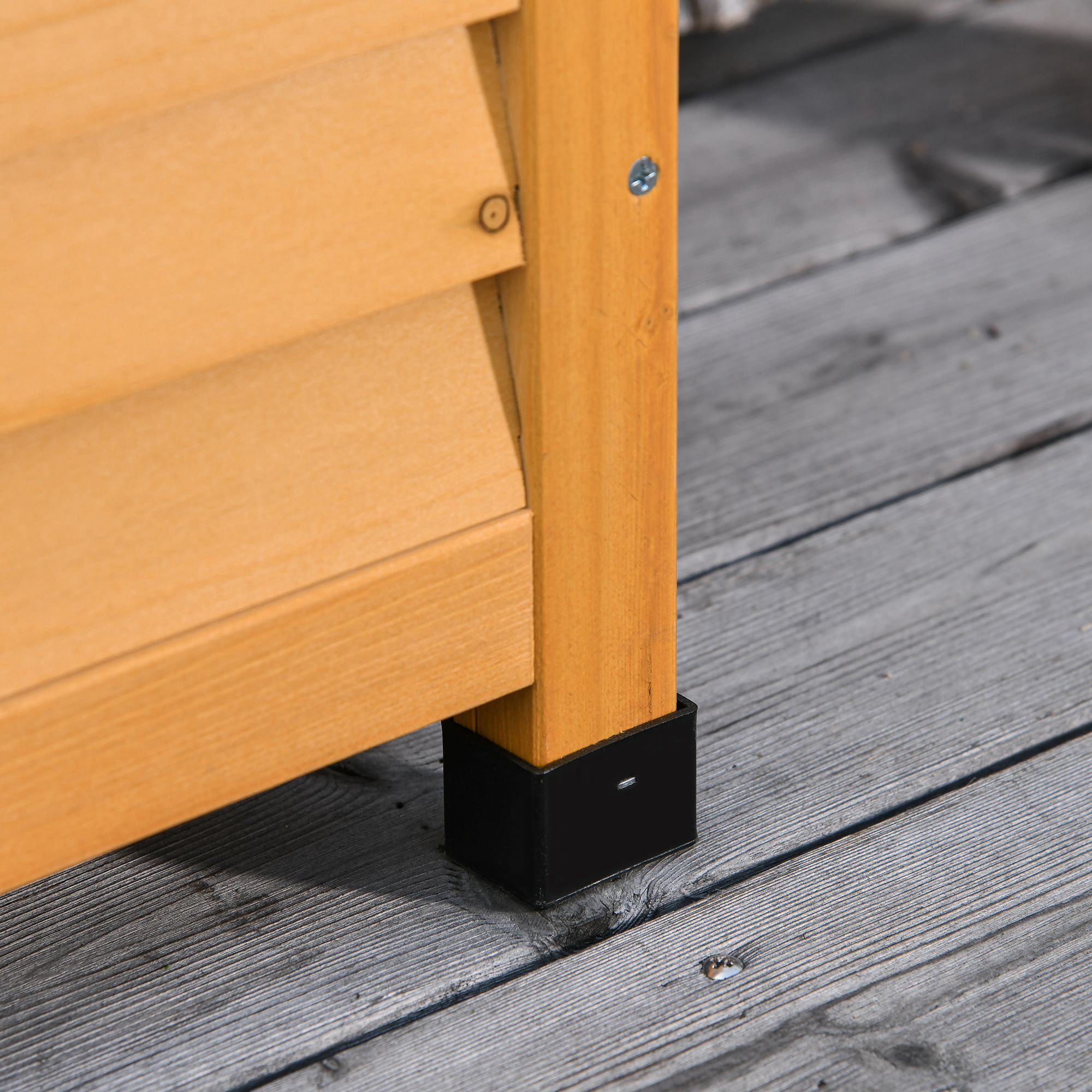 Outsunny Gartentruhe mit Stauraum 127 x 56 x 60 cm(LxBxH)