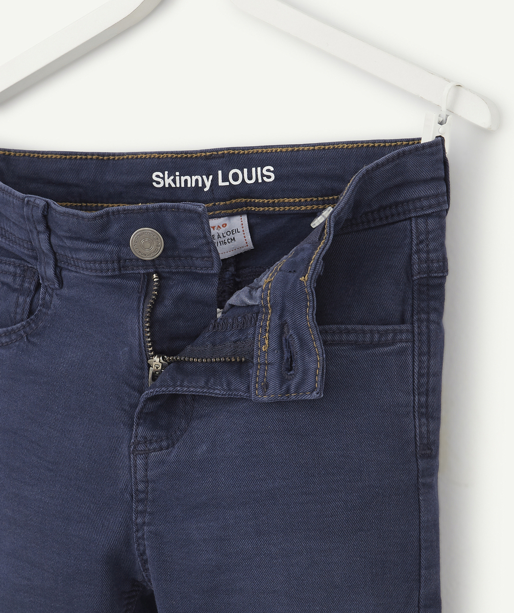 LOUIS LE PANTALON SKINNY BLEU GARÇON