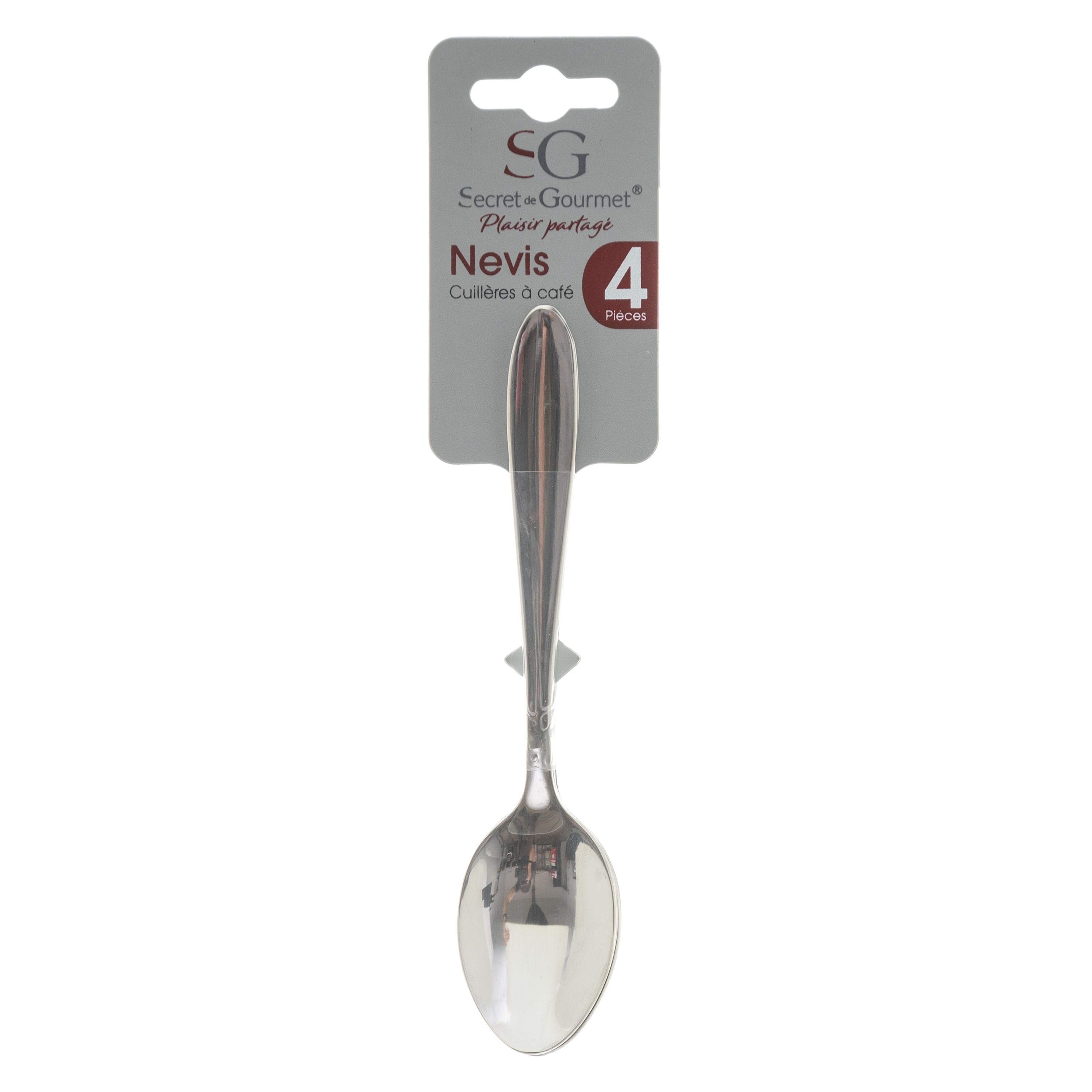 CUILLERE CAFE INOX X4 NEVIS