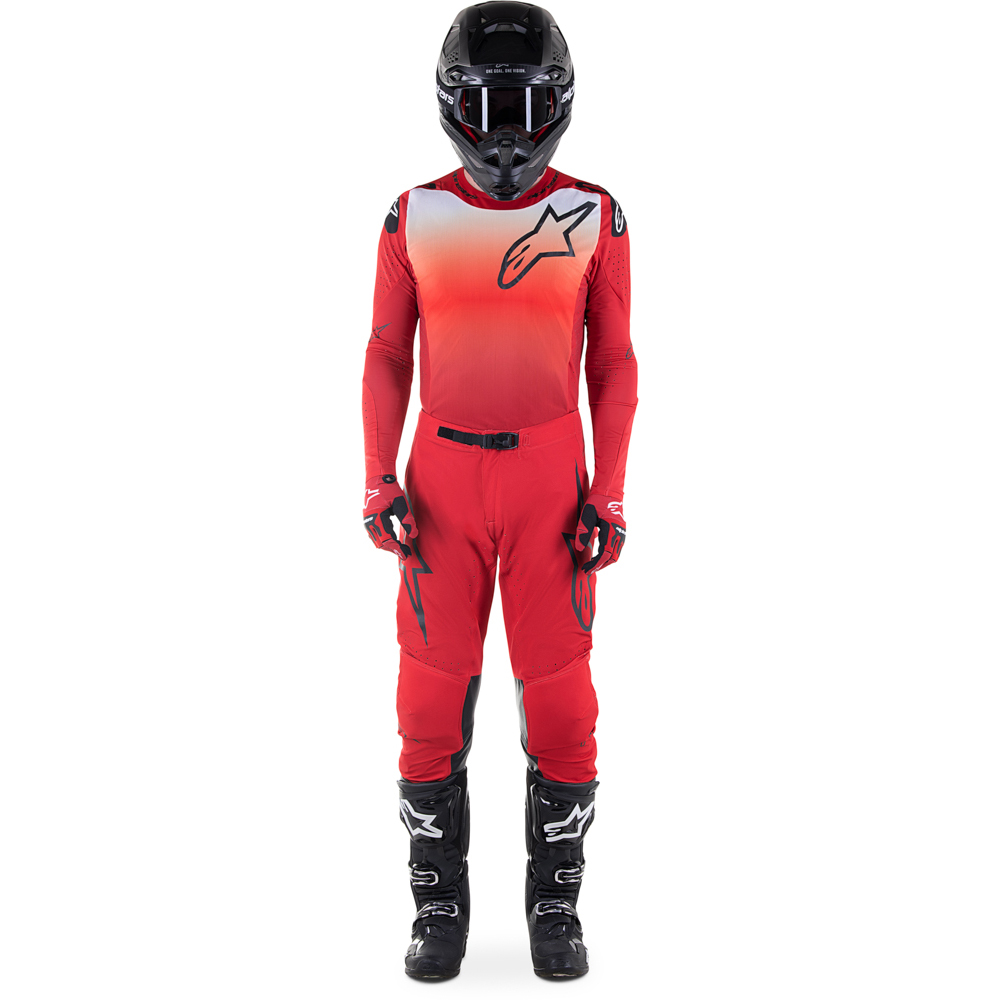Alpinestars - Pantalon Supertech Risen Rouge / Blanc