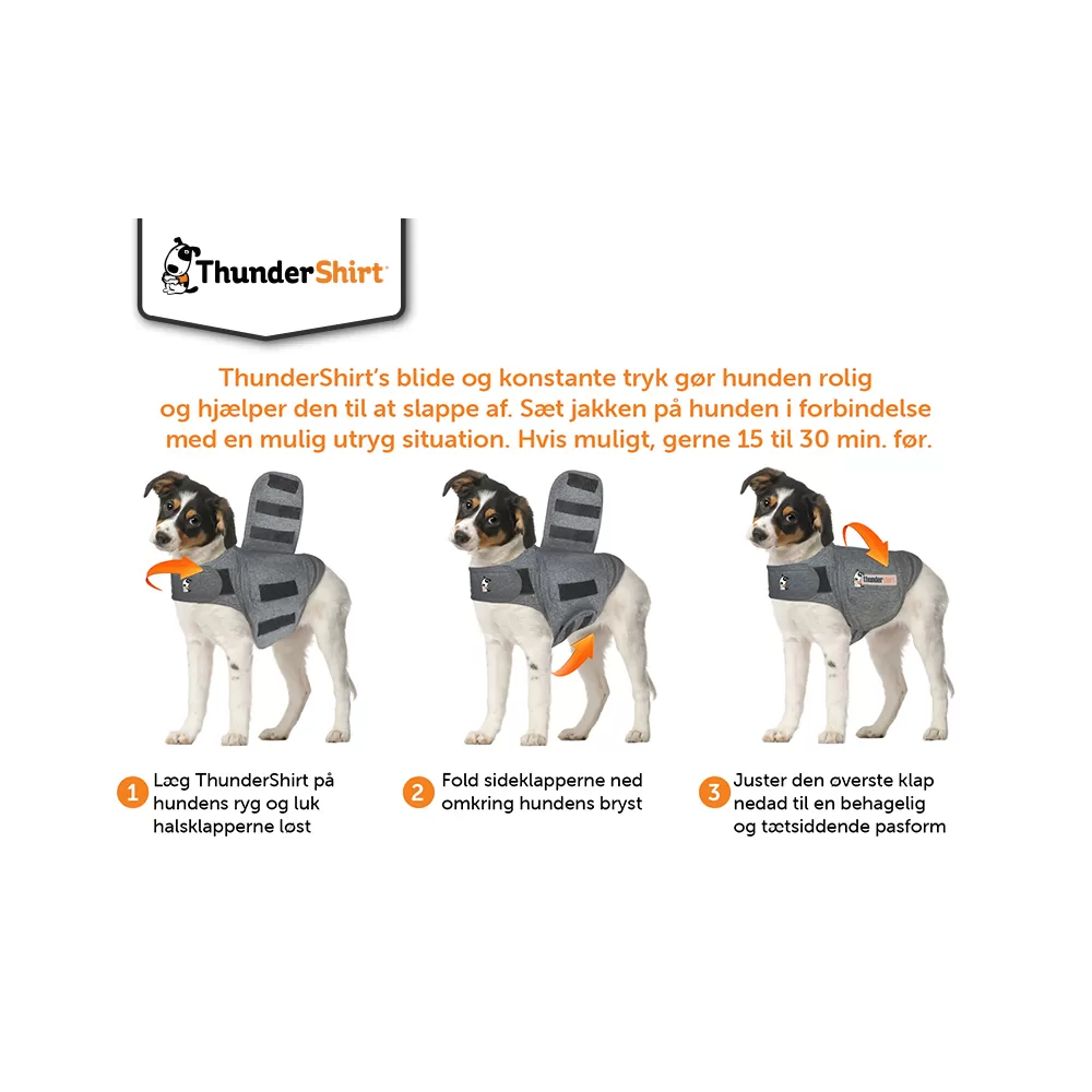 Thundershirt til hund mod utryghed - M