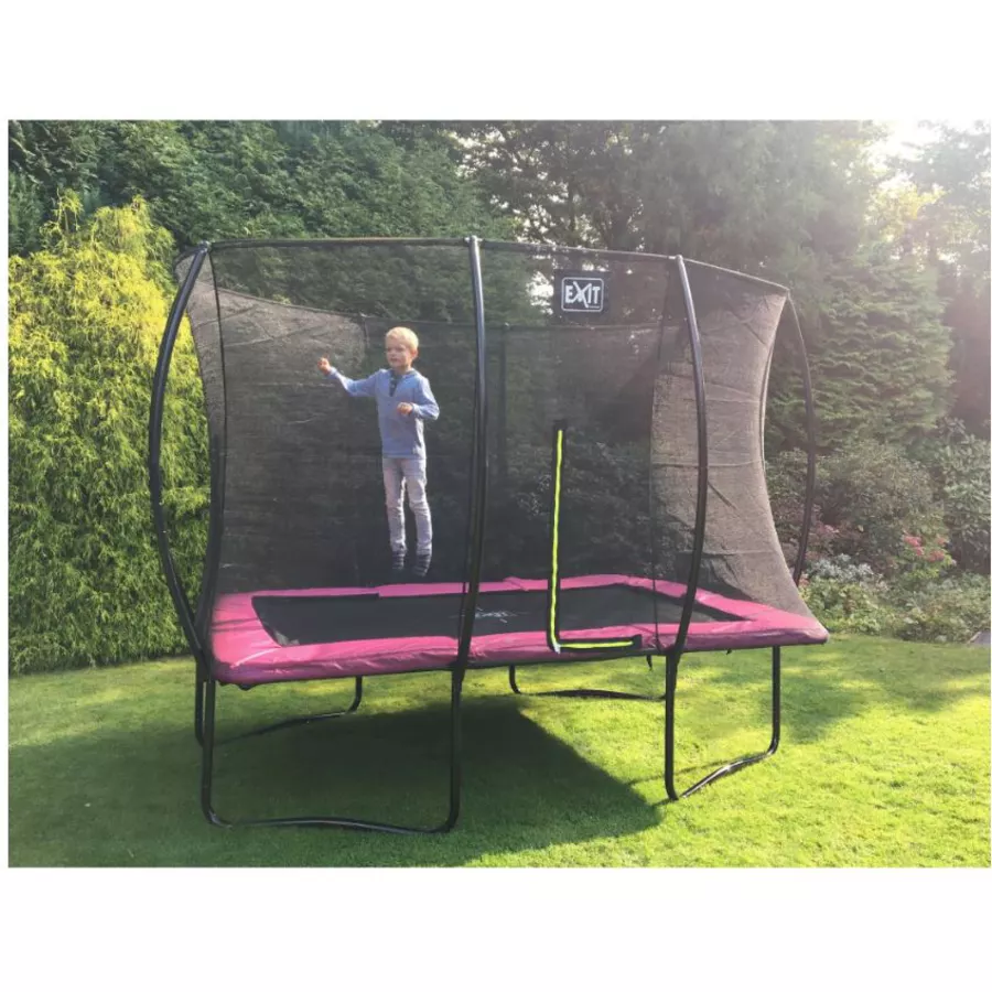 EXIT Trampolin Silhouette Rechteckig 214x305 cm - schwarz
