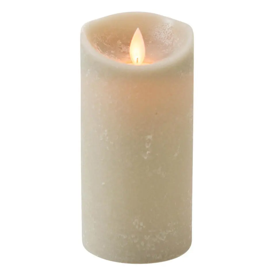Anna's Collection Led stompkaars - taupe - H15 x D7,5 cm