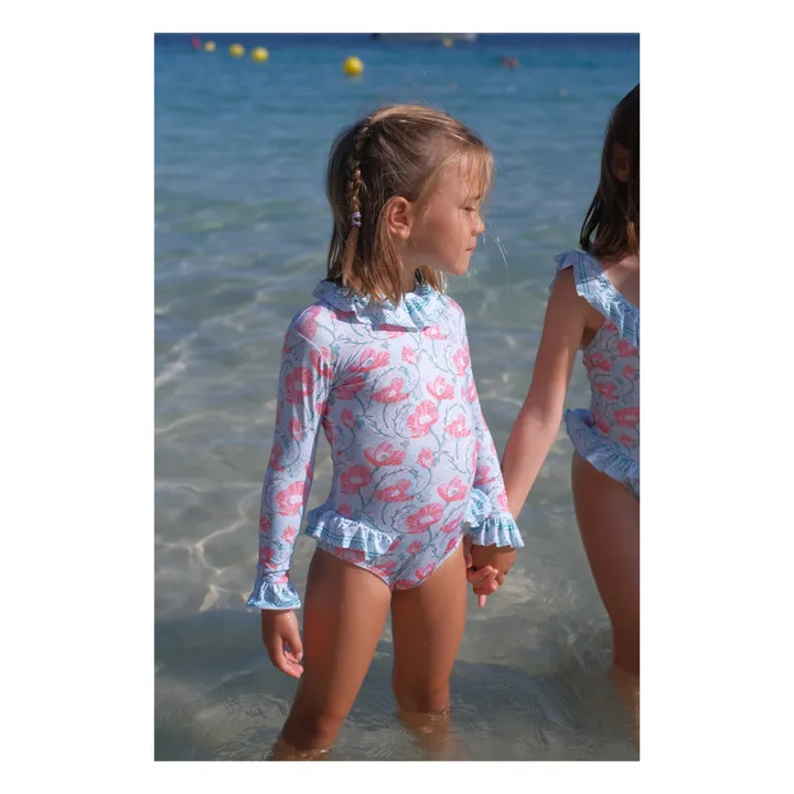 Lison Paris Maillot 1 Pièce Anti-UV India Surfer | Bleu