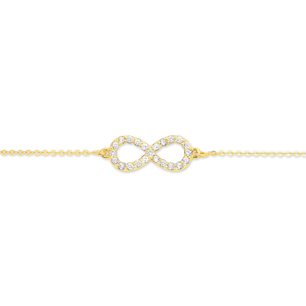 Bracelet Klothilda Or Jaune Oxyde De Zirconium