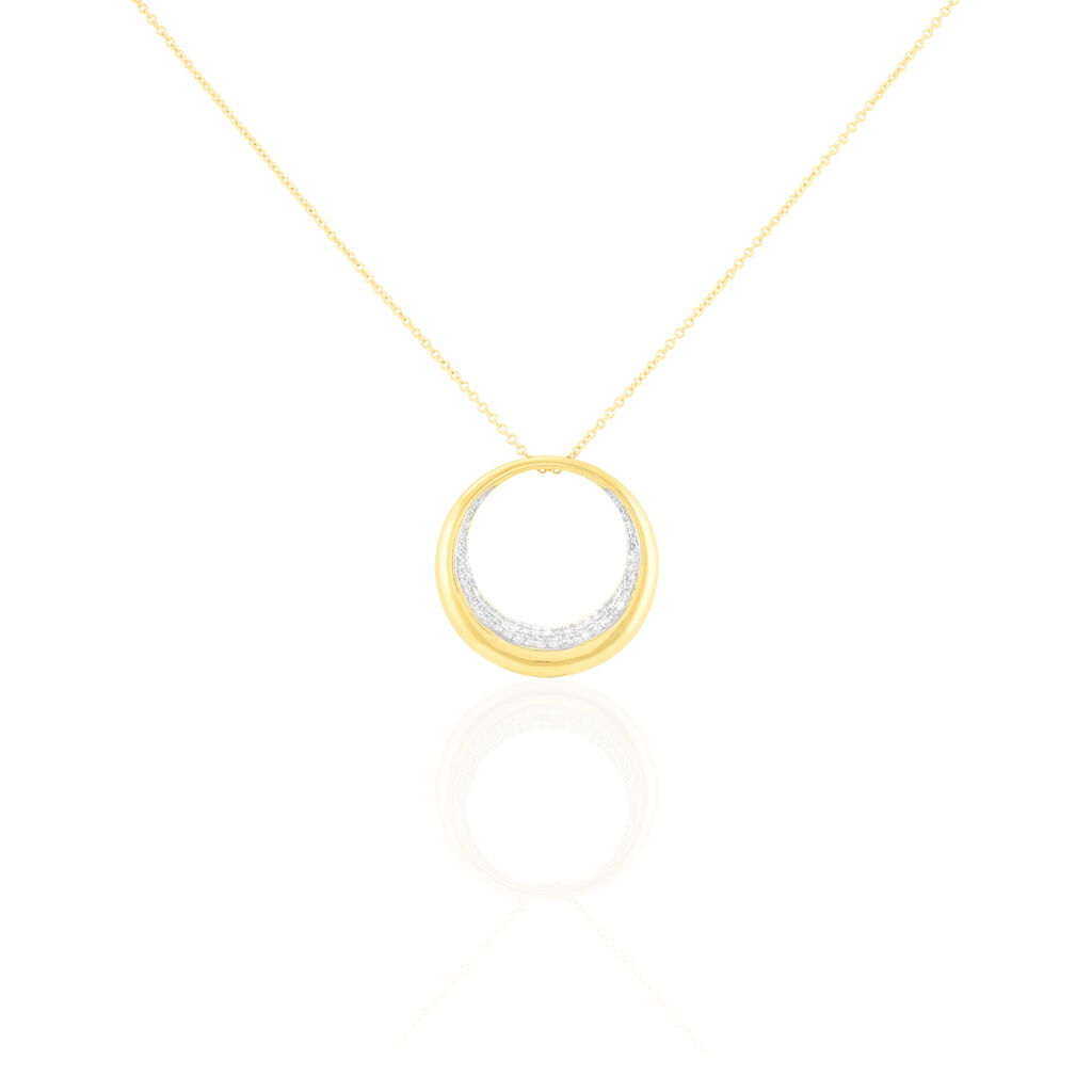 Collier Batoul Or Jaune Diamant
