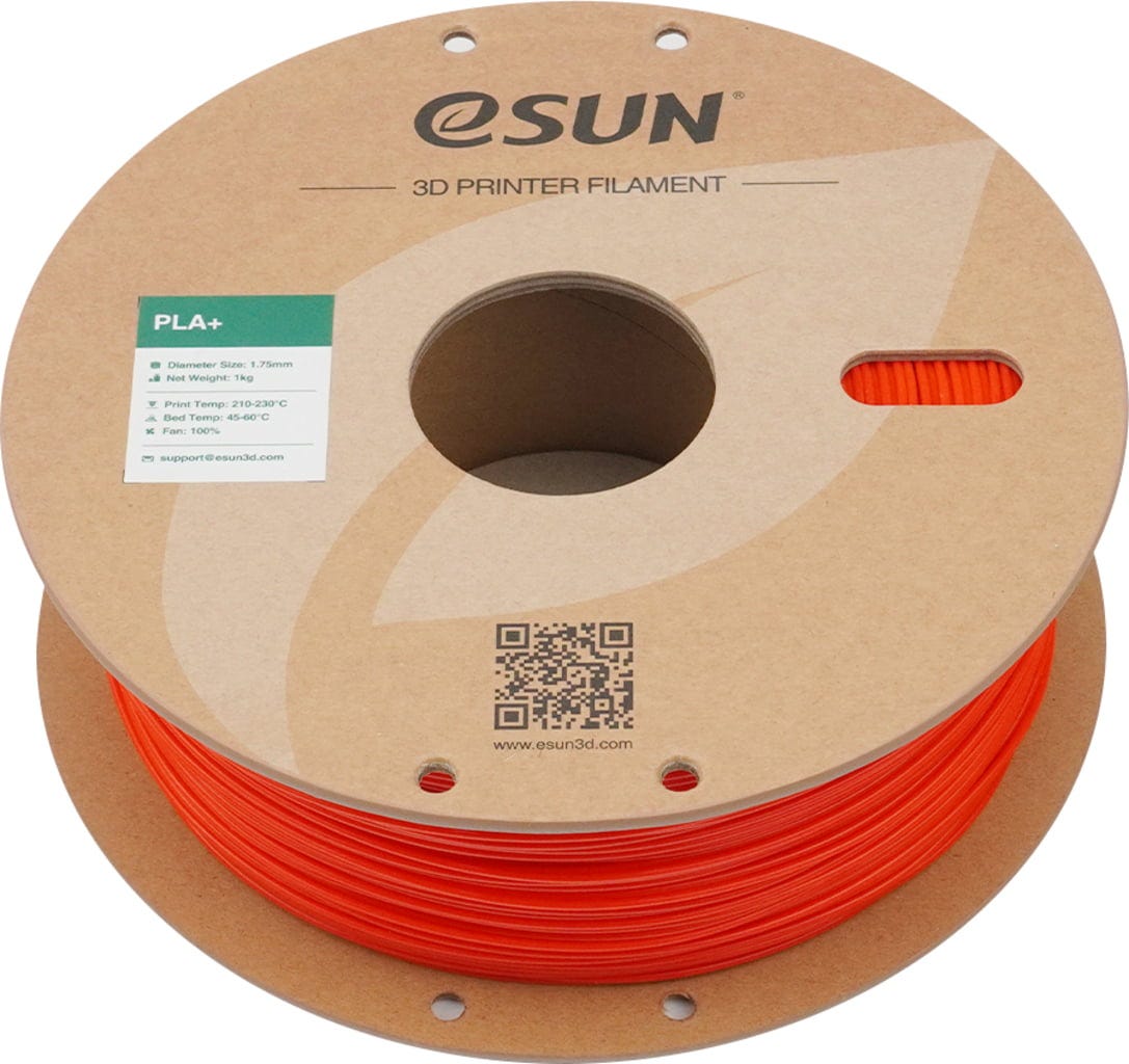 eSUN  PLA+ RGB Red, 1,75 mm / 1000 g    PLA-Filament mit verbesserten physikalischen Eigenschaften in RGB Red