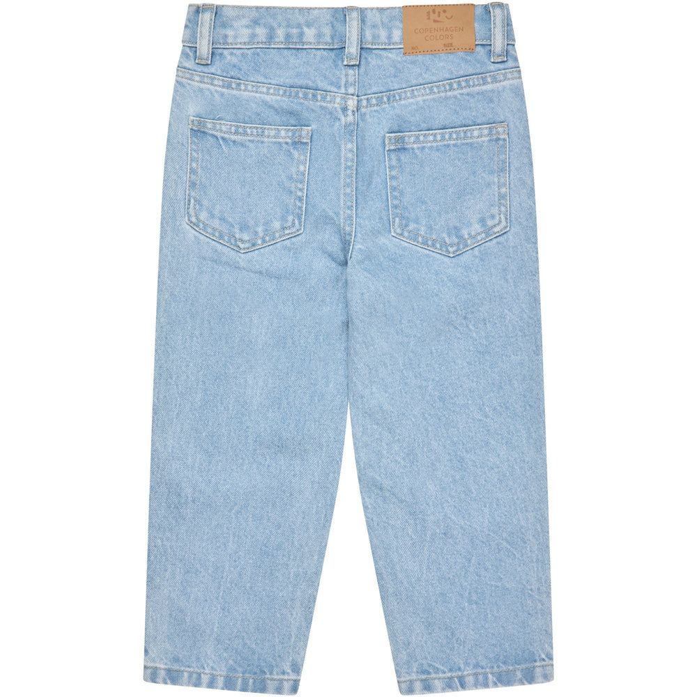 Køb COPENHAGEN COLORS Lt Blue Indigo Washed Organic Junior Jeans - Regular Fit
