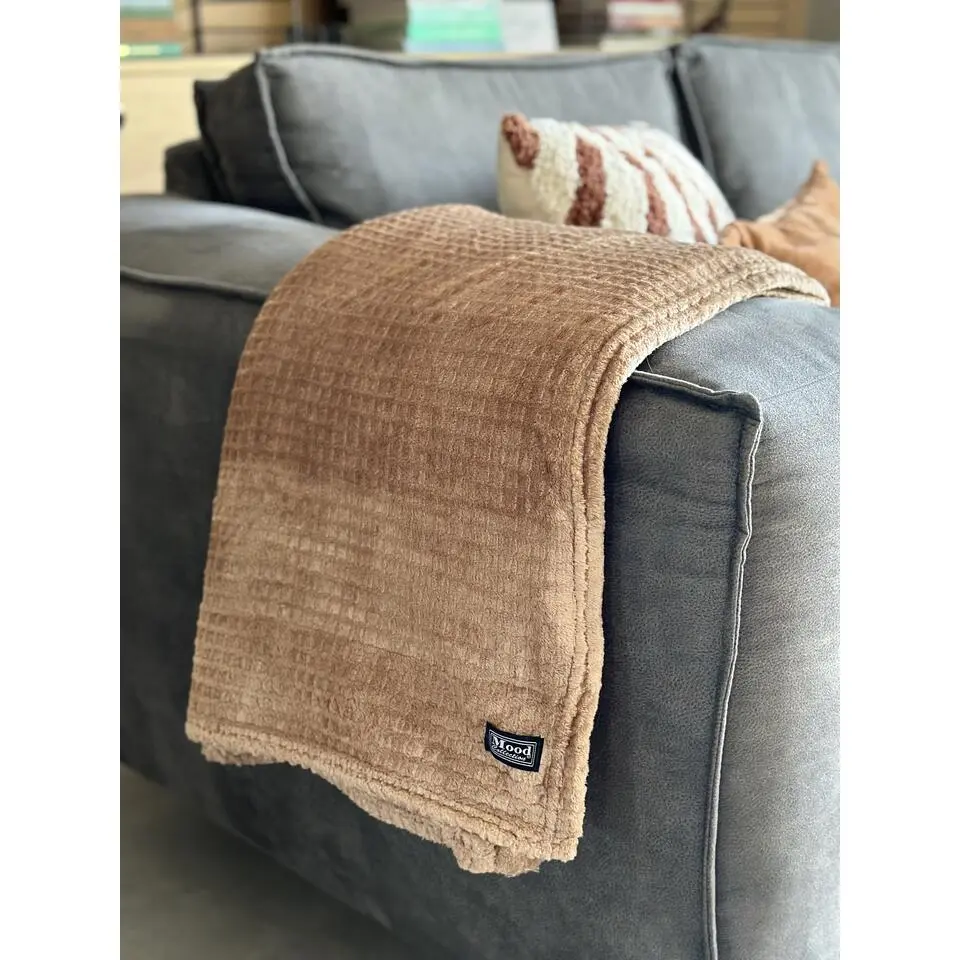 In The Mood Collection Joanne Plaid - L180 x B130 cm - Lichtbruin