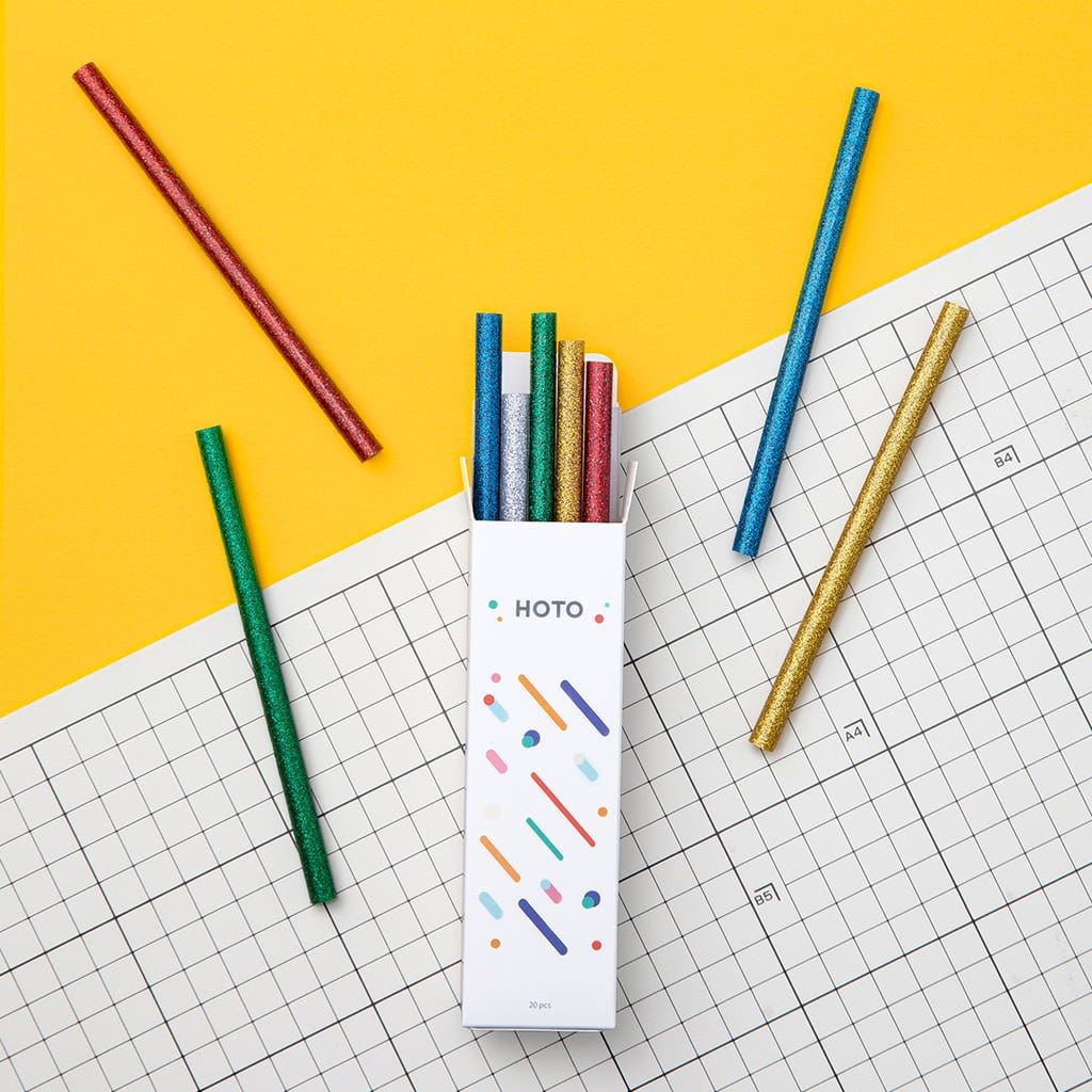 HOTO Tools  Hot Melt Glue Sticks, 1 Set (20 Stk)    Klebestifte für eine starke Verbindung