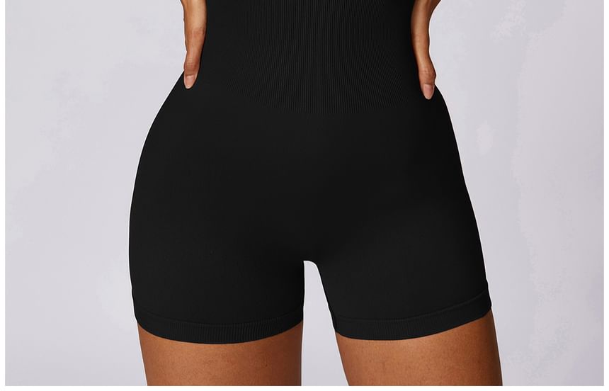 Skinniano - Spaghettibandjes effen open rug sportromper