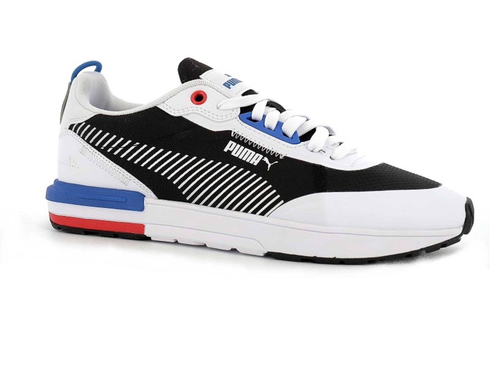Puma-383057 Synthétique Blanc Noir