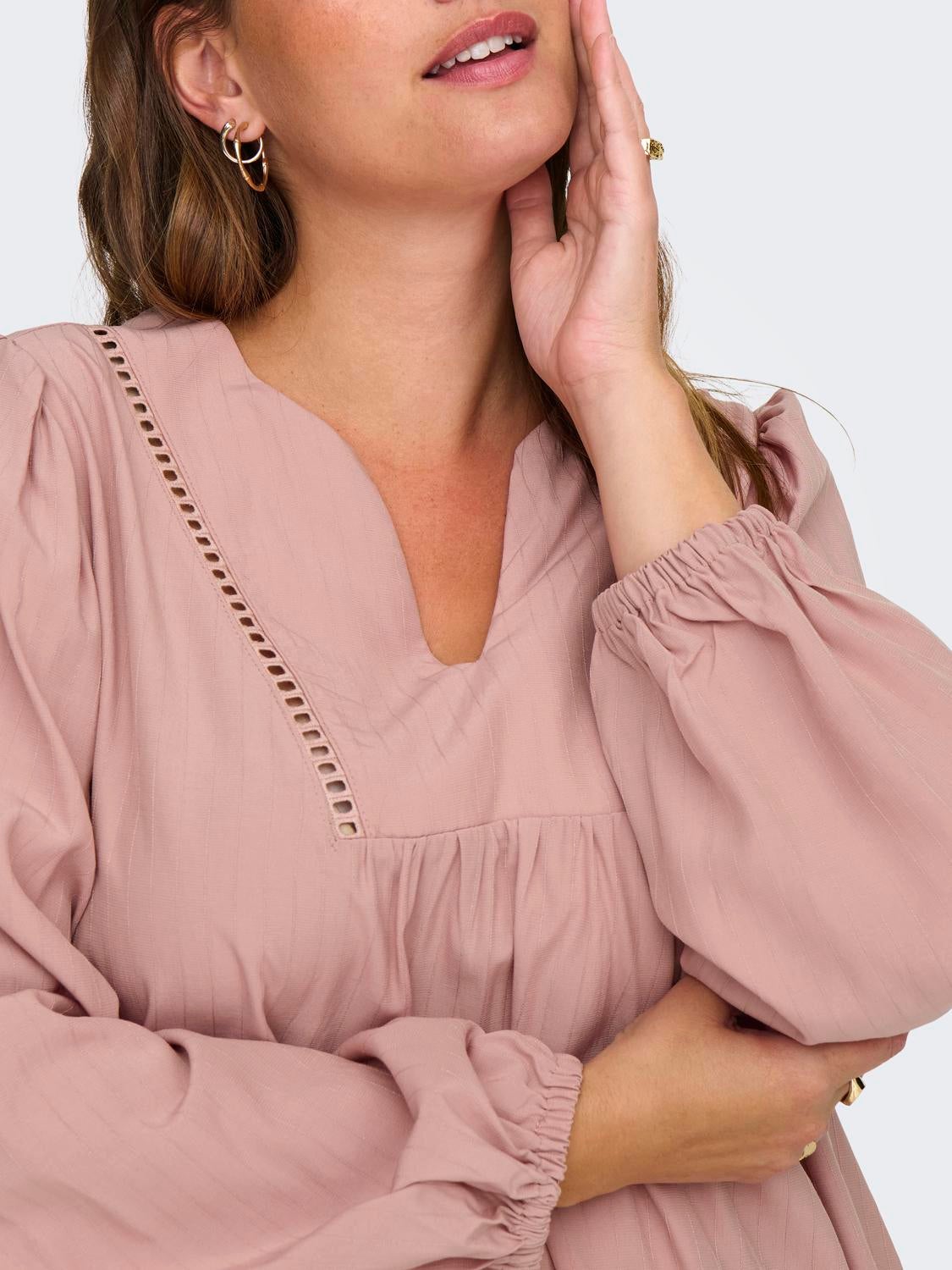 CARMYRNA Top Silver Pink