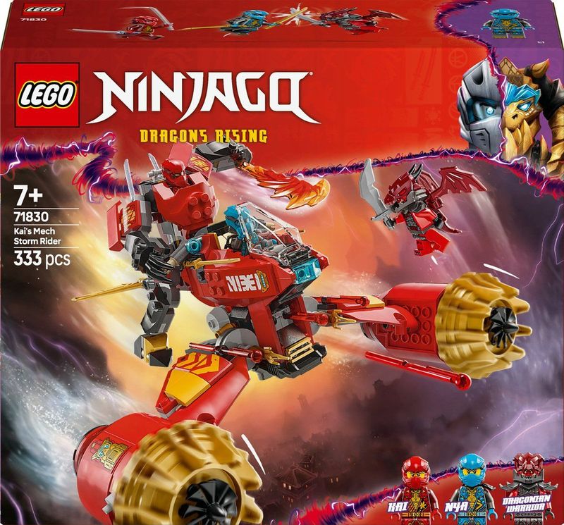 LEGO Ninjago - Kai's Mechastormvoertuig - Bouwstenen - Multikleur - Kunststof