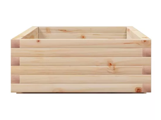 Jardinière bac lit surélevé bois marron 110 x 60 x 45438 cm 02_0037365