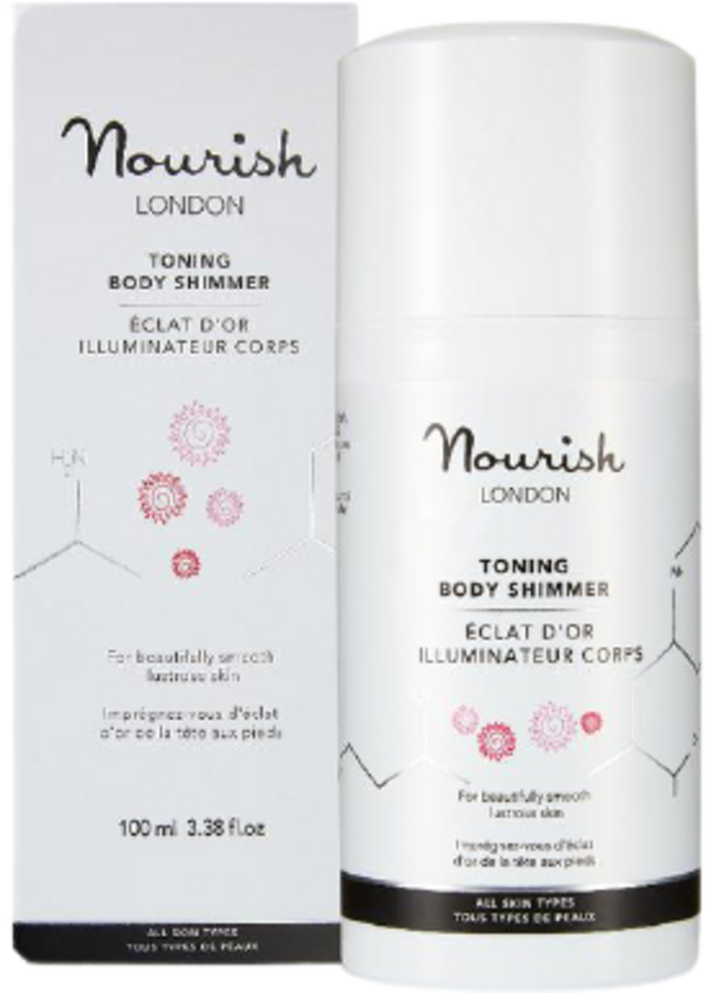 Nourish London  Toning Body Shimmer, 100 ml