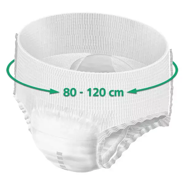 Roupa íntima Hartmann Confidence Mobile com absorção de 8 gotas, tamanho M (14 unidades).
