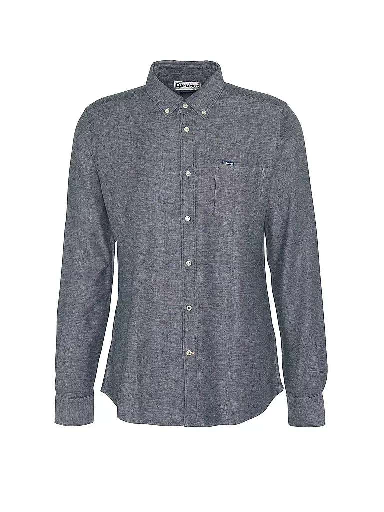 BARBOUR Hemd BUCKLEY Tailored Fit grau