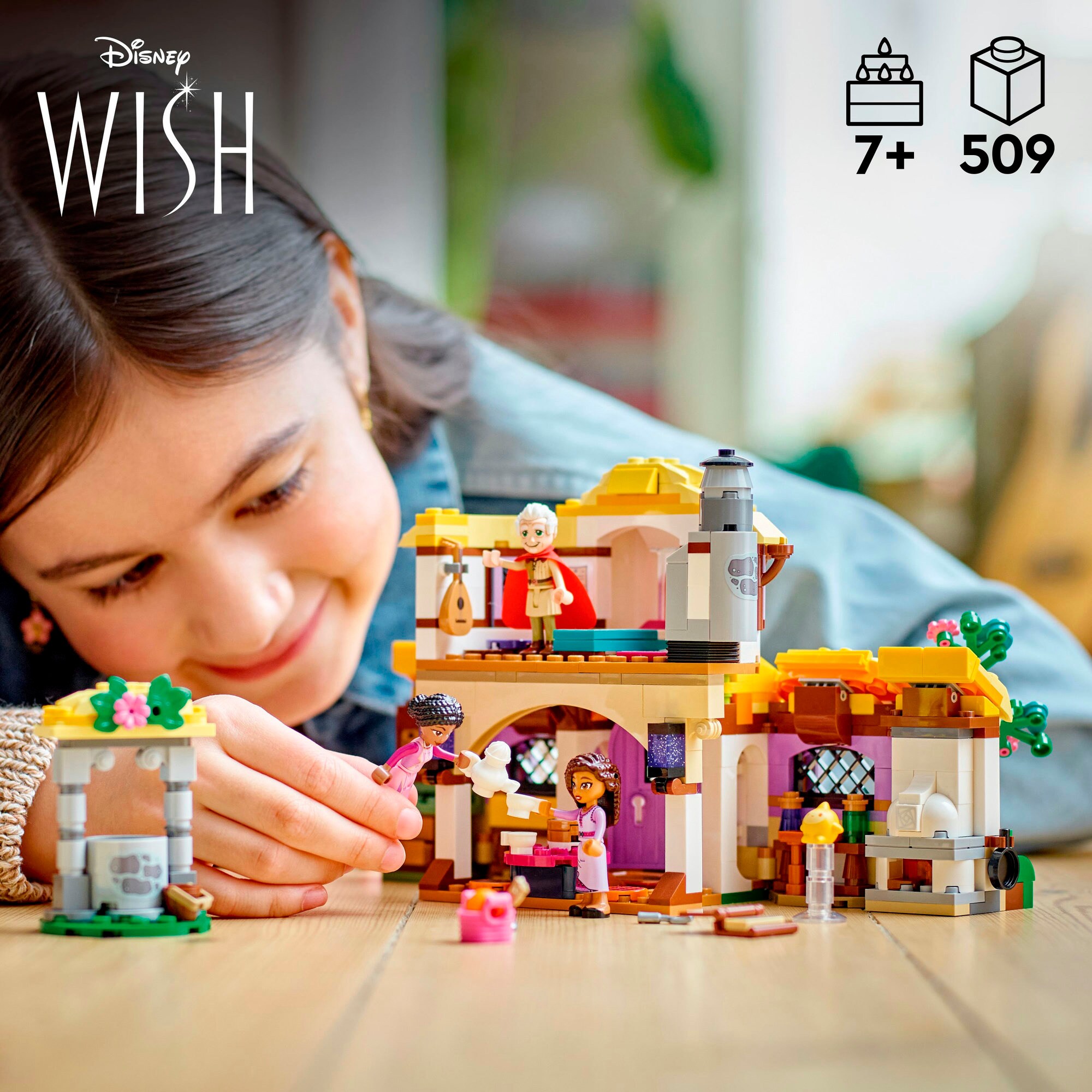 LEGO Konstruktionsspielzeug Disney Wish Ashas Häuschen