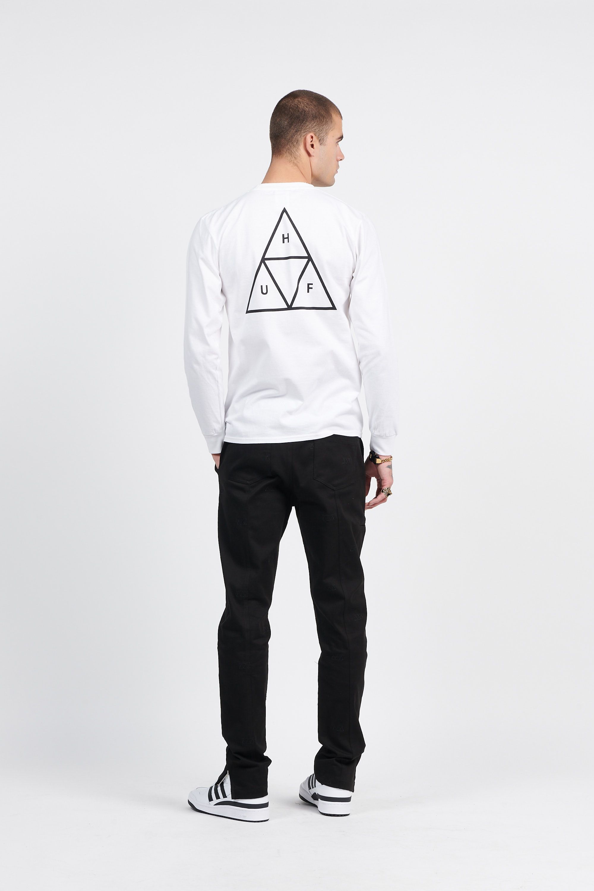 HUF T-SHIRT ESSENTIALS Blanc
