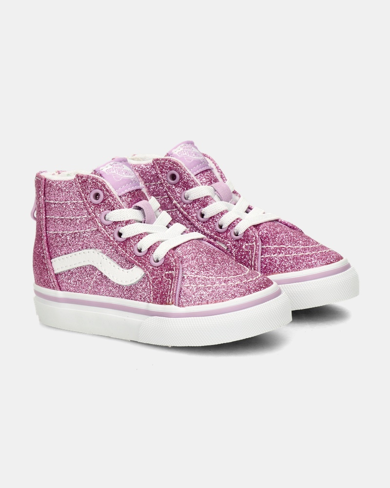 Vans SK8- Hi Zip Glitter Hoge sneakers  - paars