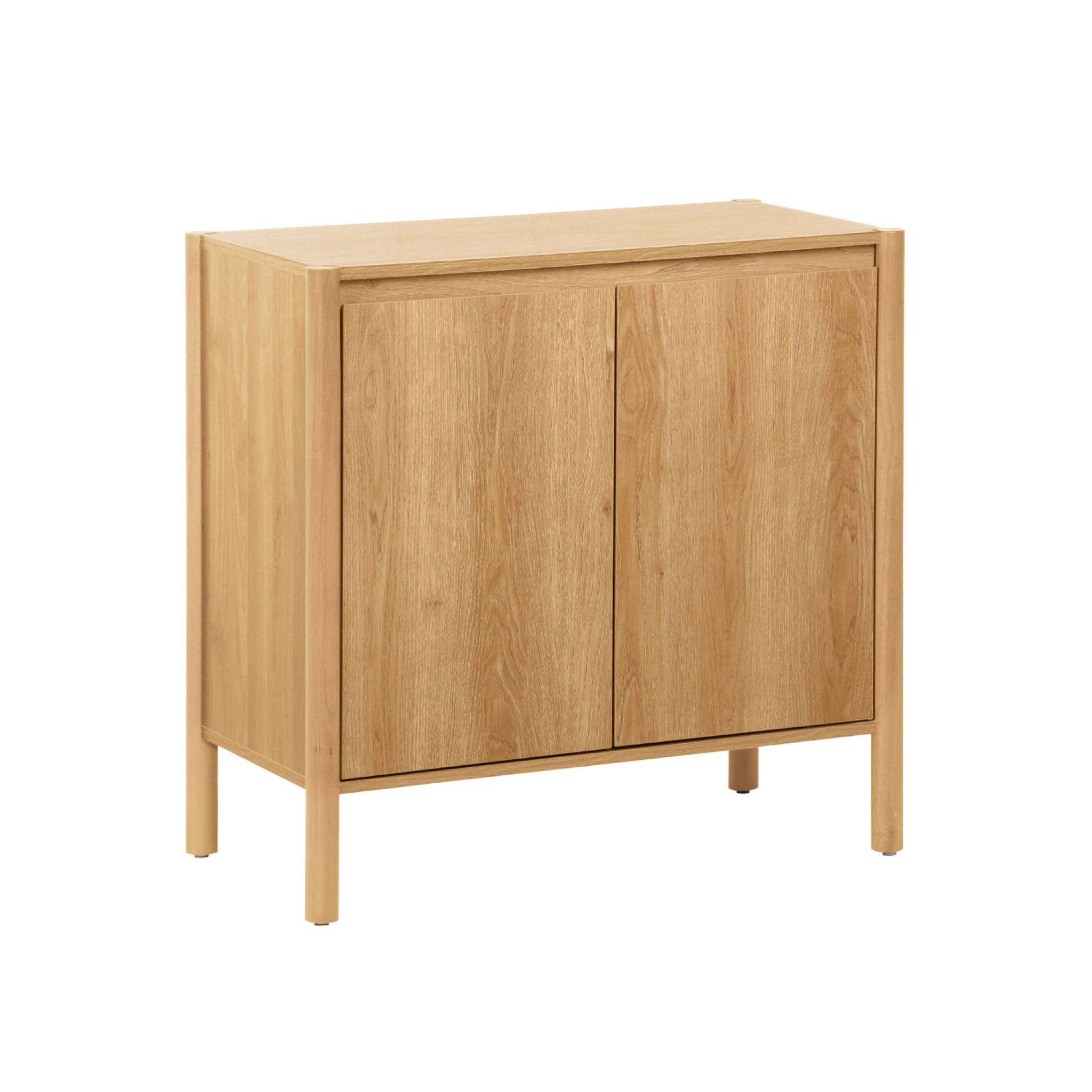 sweeek - Dressoir houteffect 2 deuren 80cm