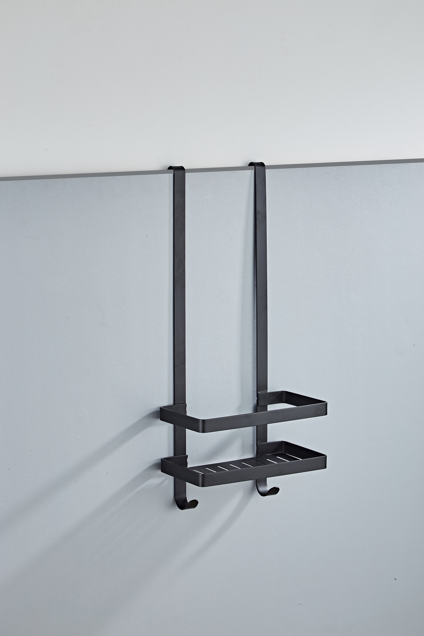 Saniclear Nero doucherek / shampoohouder 52cm mat zwart