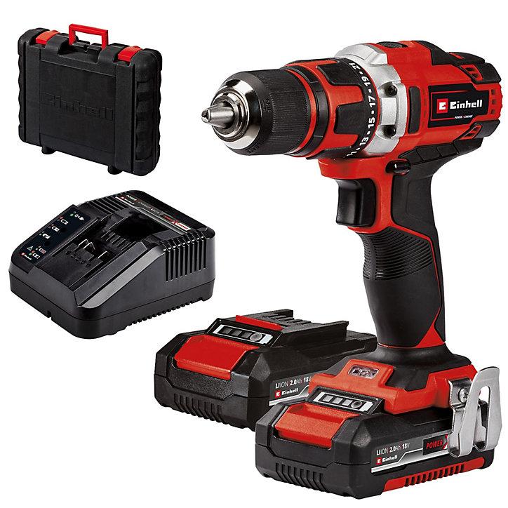 Perceuse visseuse sans fil Einhell TE-CD 18/40-1 LI 2 x 2Ah