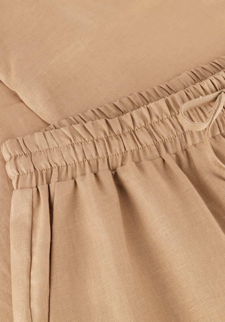 beige resort finest pantalon linen pants